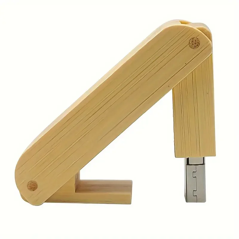 Kostenloses individuelles Lasergravur-LOGO Bamboo Flip USB2.0-Flash-Laufwerk 4 GB 8 GB 16 GB 32 GB 64 GB 128 GB Memory Stick