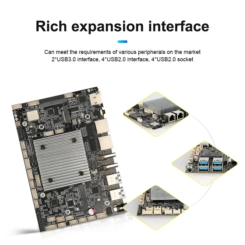 Fornecimento de fábrica ODM incorporado placa de sistema industrial 8GB DDR3 Octa-Core Mainboard RK3588 Industrial android placa-mãe
