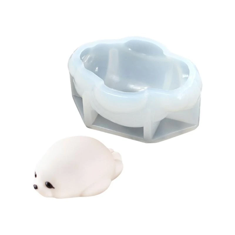 

E8BD Lovely Animals Silicone Molds Baking Tool for Making Cake, Chocolate, Candy