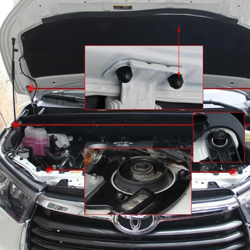 M6 M8 M10 M12 Kuppelschrauben-Schutzkappen Schwarz Weiß Kunststoff Sechskant Auto-Türbolzen-Muttern Dekorative Abdeckung für Toyota Corolla – Detail 6