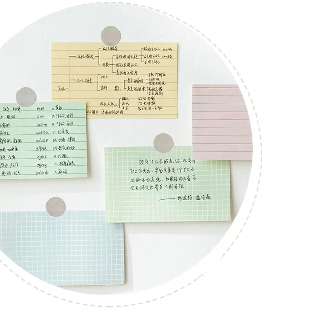 150 Sheets Colorful Office Supplies To Do It Student Stationery Message Card Memo Sheet Paper Memo Note Cards Message Notes