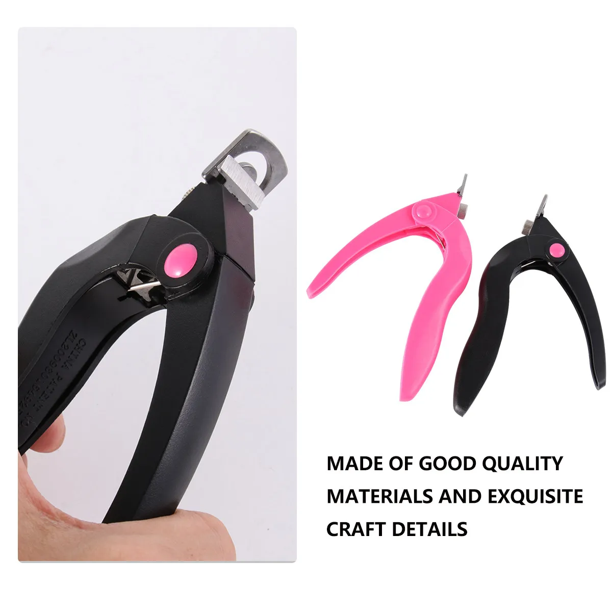 

2Pcs Premium Nail Cutter for Acrylic Nails U-Shape Nail Tip Trimmer Manicure Tool for DIY Home Salon Use Straight Round Cut