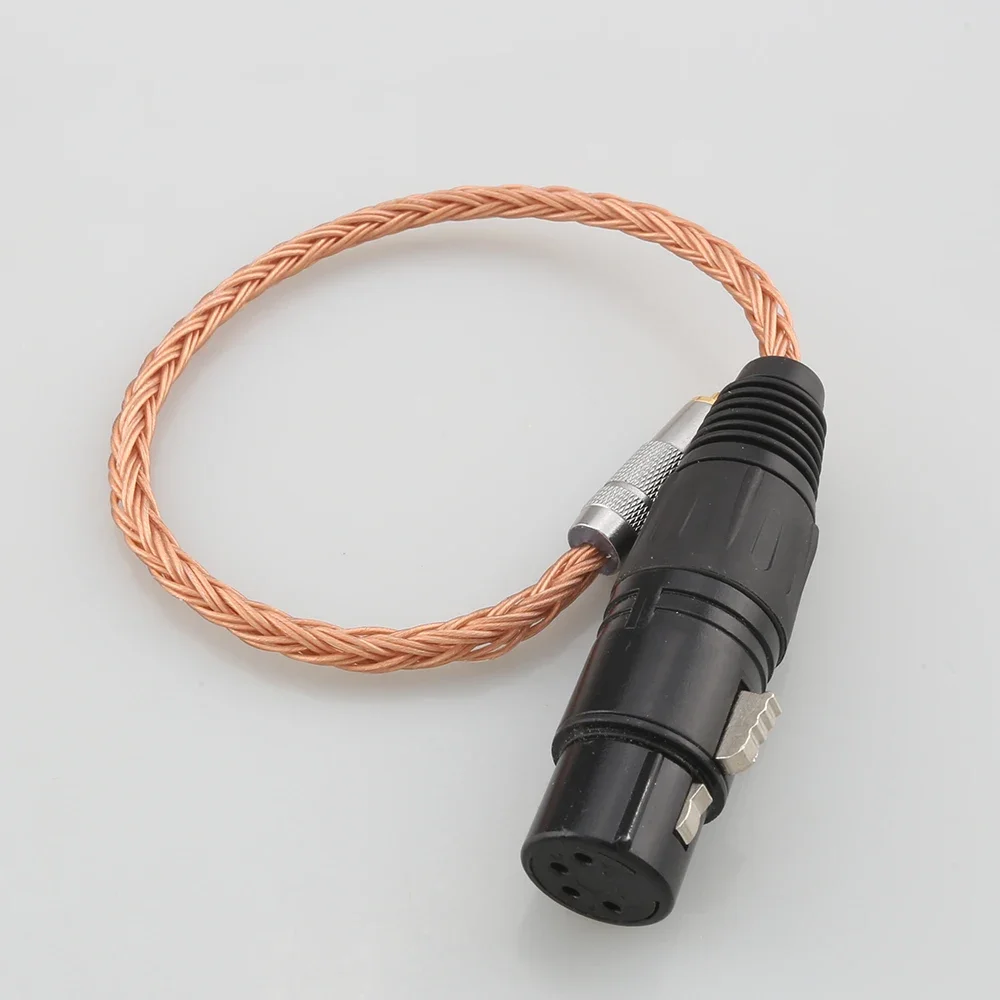 16-core OCC 2,5 mm Trrs gebalanceerde mannelijke naar 4-pins XLR vrouwelijke hoofdtelefoonadapter voor Astell & Kern AK240 AK380 AK320 onkyo DP-X1 FIIO