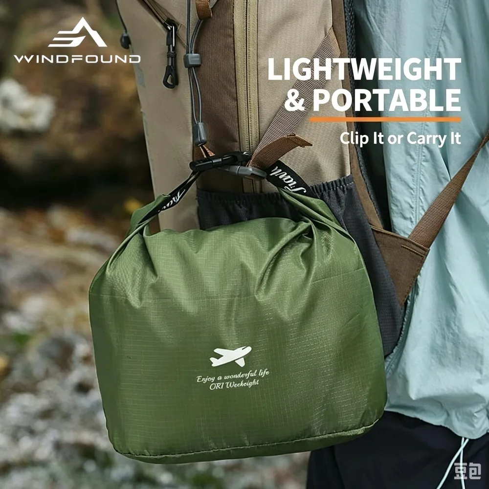 Large-capacity Waterproof Outdoor Storage Bag Lightweight Foldable and Portable—ideal for Camping and Hiking A Camping Essential