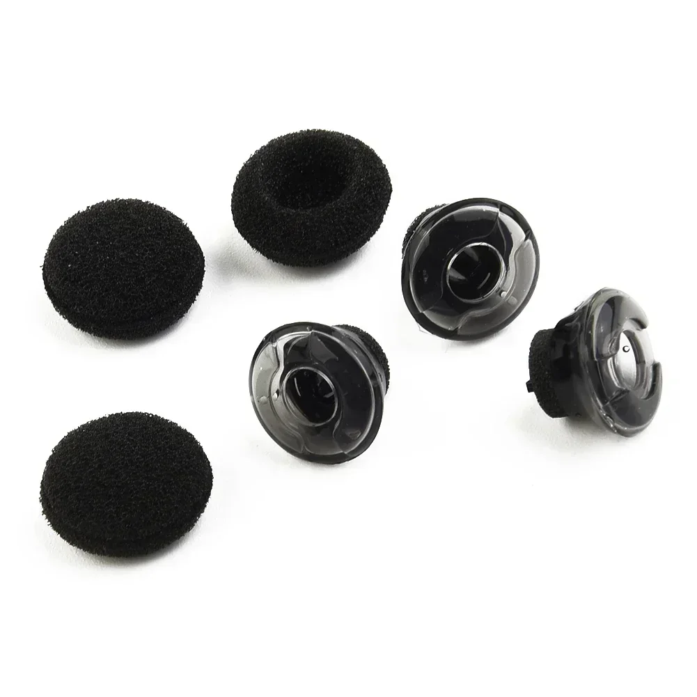 Kits Headphone Cover 2pcs/Set Accessories Black Earphones Earplugs For Premium Silicone+Foam