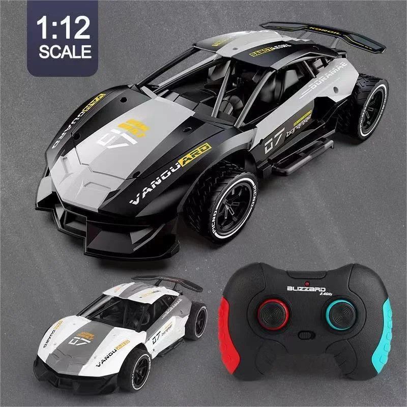 2024 new hot toy car wholesale price 2.4GHz1:12 remote control Superfast car alloy high-speed car sports car charging toy