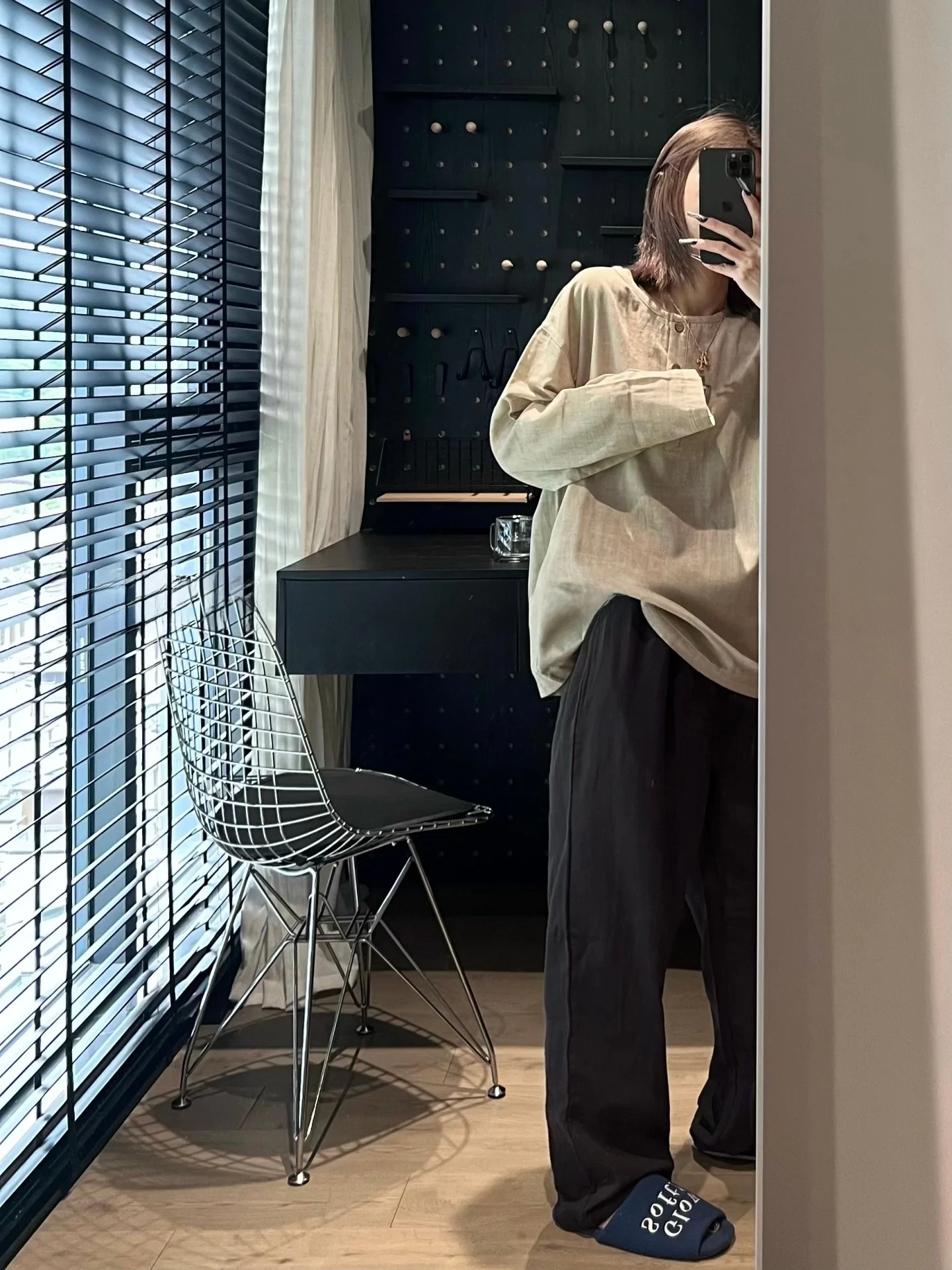 pigiama-in-cotone-nothing-brand-set-unisex-comodo-girocollo-a-doppio-strato-abbigliamento-per-la-casa-maniche-lunghe-vestibilita-ampia-per-l'estate