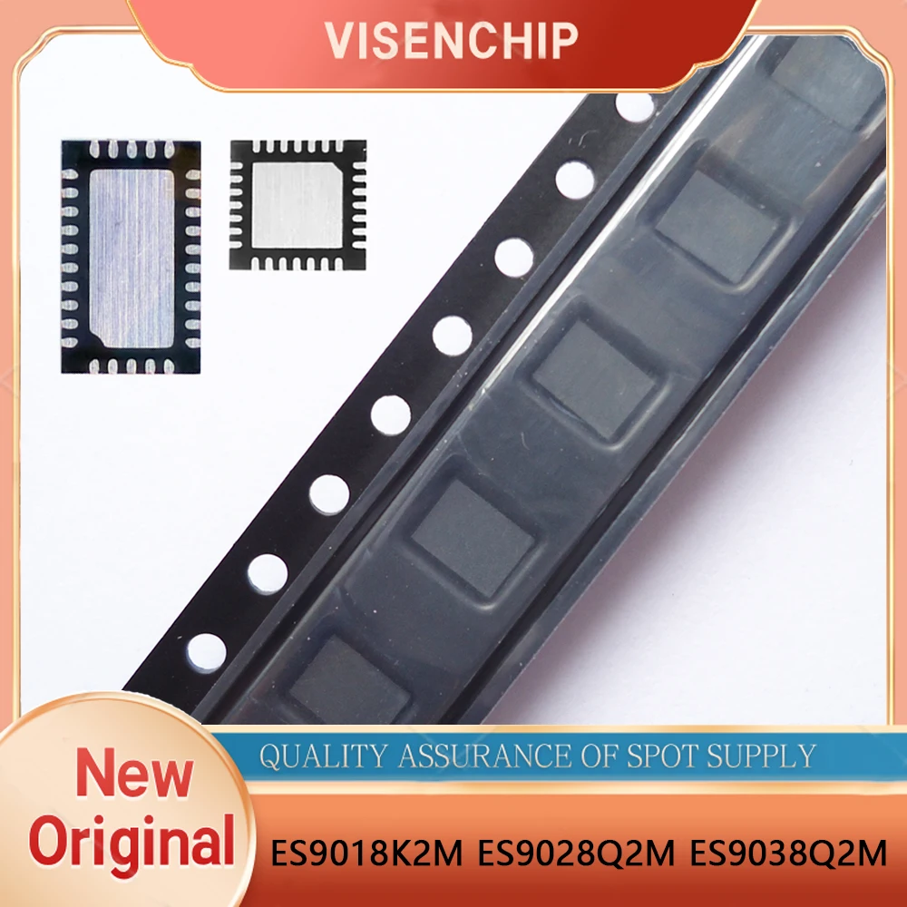 2pieces New Original ES9018K2M ES9028Q2M ES9038Q2M QFN