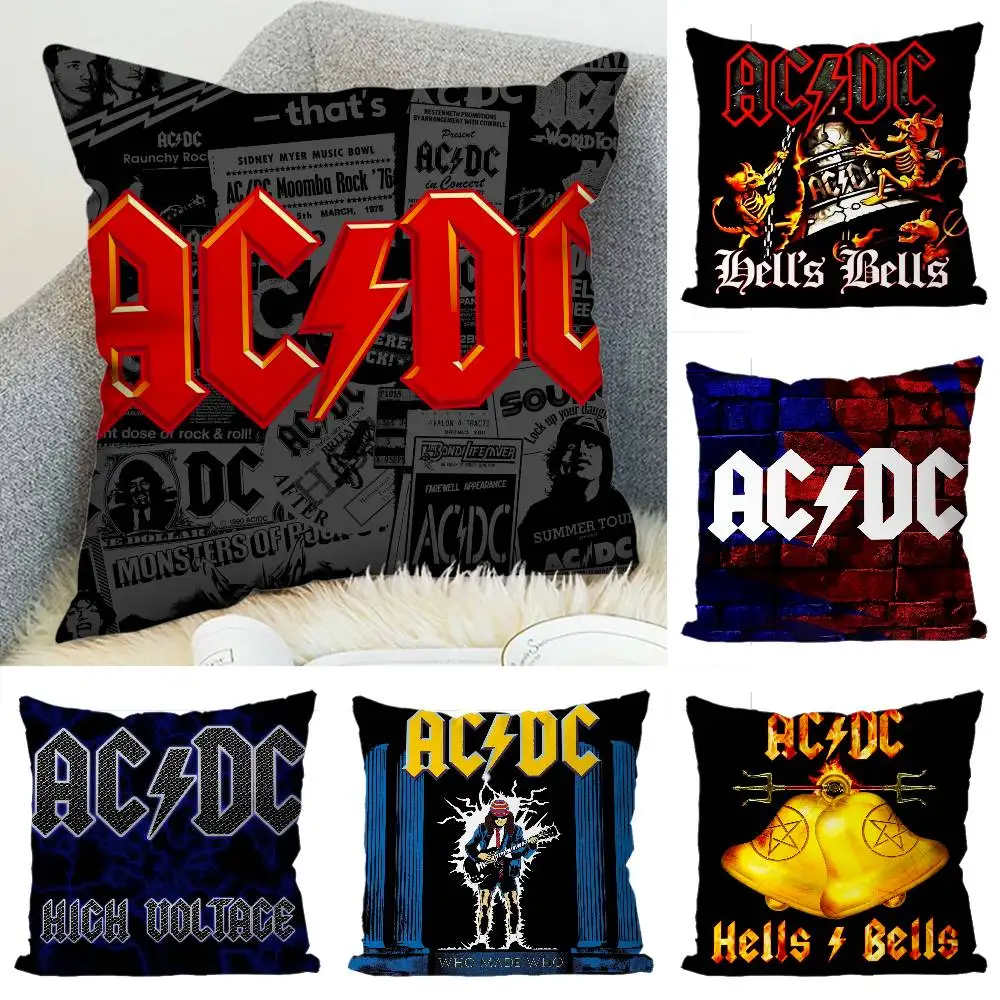 

A-AC-DC Pillow Case Luxury Double-sided For Car Pillows 45x45 Cushions Cover Home And Decoration Sofa Pillowcase 50x50