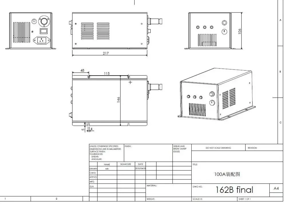 DPSS 532nm สีเขียว2W Solid State เลเซอร์โมดูล Analog แสง LAB ใช้