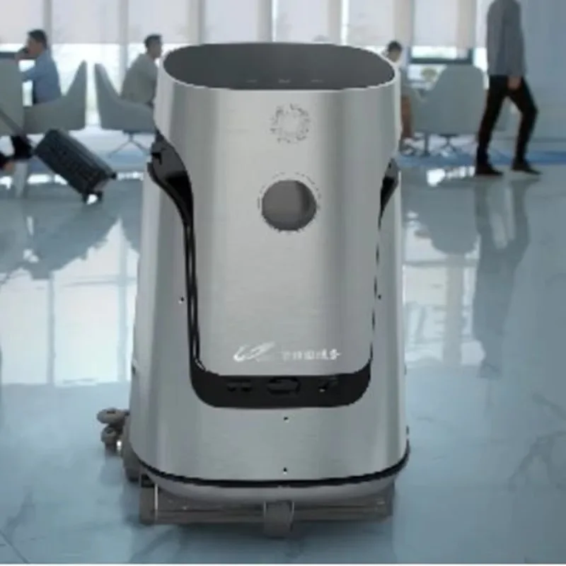 Outdoor Commercial Road Sweeper For Industrial Park Cleaning Robot