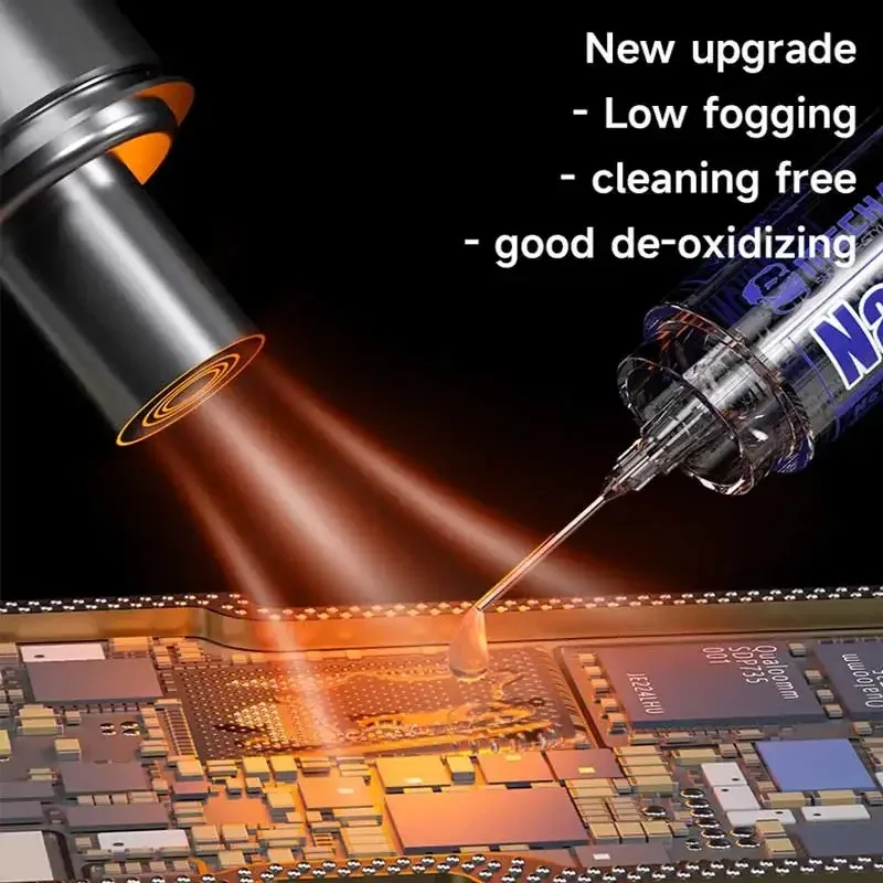 Pasta de flujo MECHANIC M35 nano para reparación de chips de teléfonos móviles y placas base, herramientas de soldadura de alto rendimiento 5