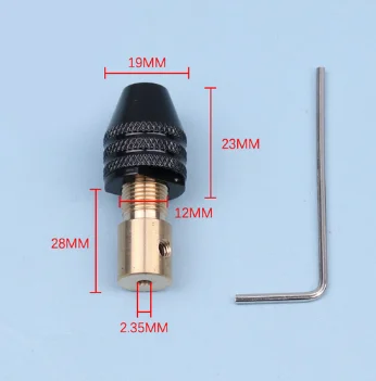 2mm-5mm Universal Kleine Elektronische Bohrer Spannzange Mini Chuck Werkzeug Set Leuchte Clamp Multifunktions Micro elektrische Bohrfutter – Detail 21
