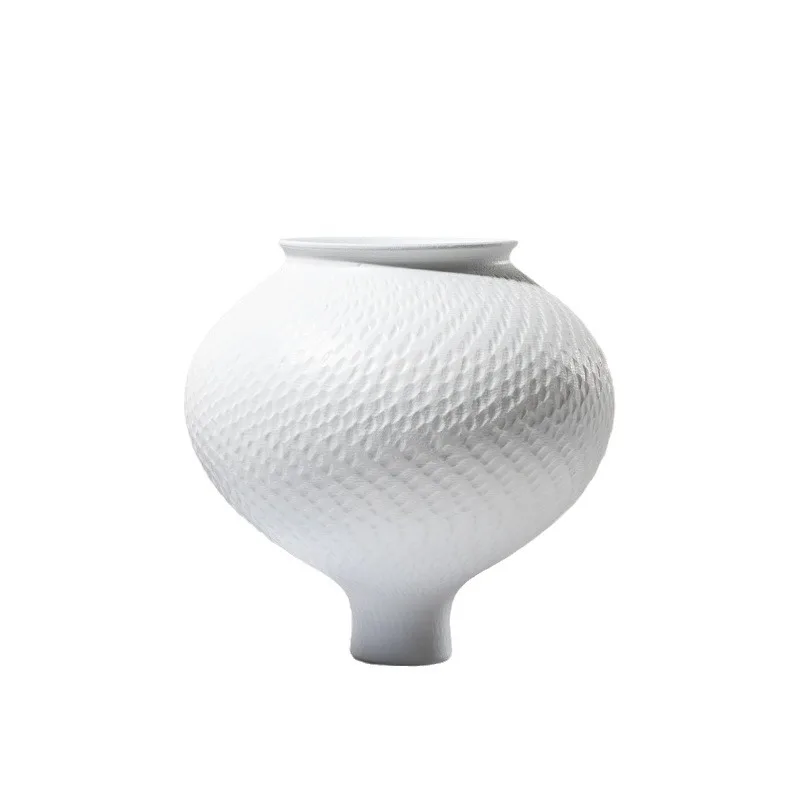 

Klein blue plain fire modern light luxury home decoration high-end art ceramic vase ornament