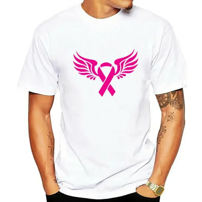 Breast Cancer Awareness Support Pink Ribbon T Shirt T-Shirt Tee