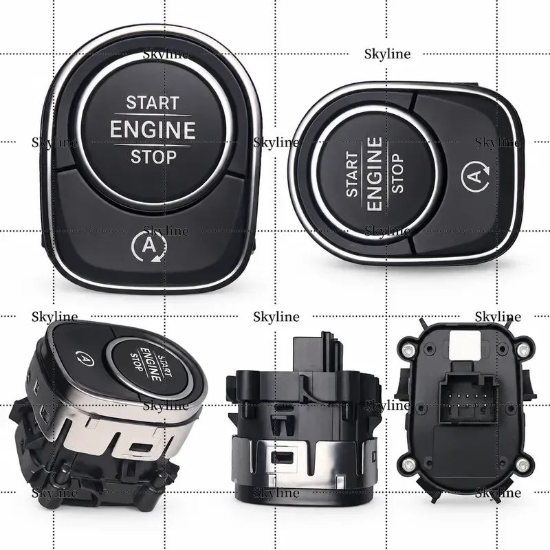 Car Engine Start Stop Button Switch One Key Start Up One-Button And Stop Button For Mercedes-Benz W118 W177 W247 W907 W910