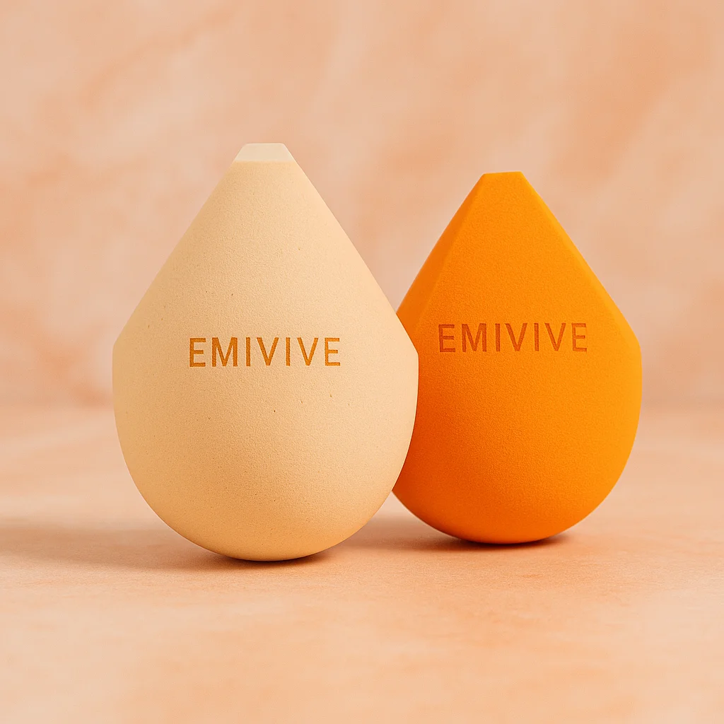 

7/12/24pcs Emivive Irregular Triple Cut Makeup Sponges Cosmetic Puff For Foundation Concealer Powder Make-up Sponge Set