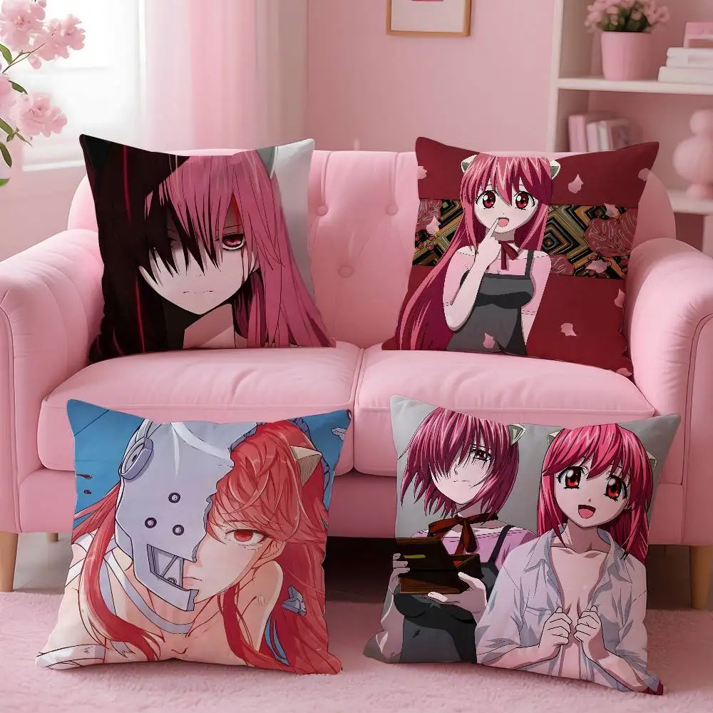 

Anime E-Elfen L-Lied Pillow Case pattern printing pillowcase living room sofa cushion cover bedroom room decor