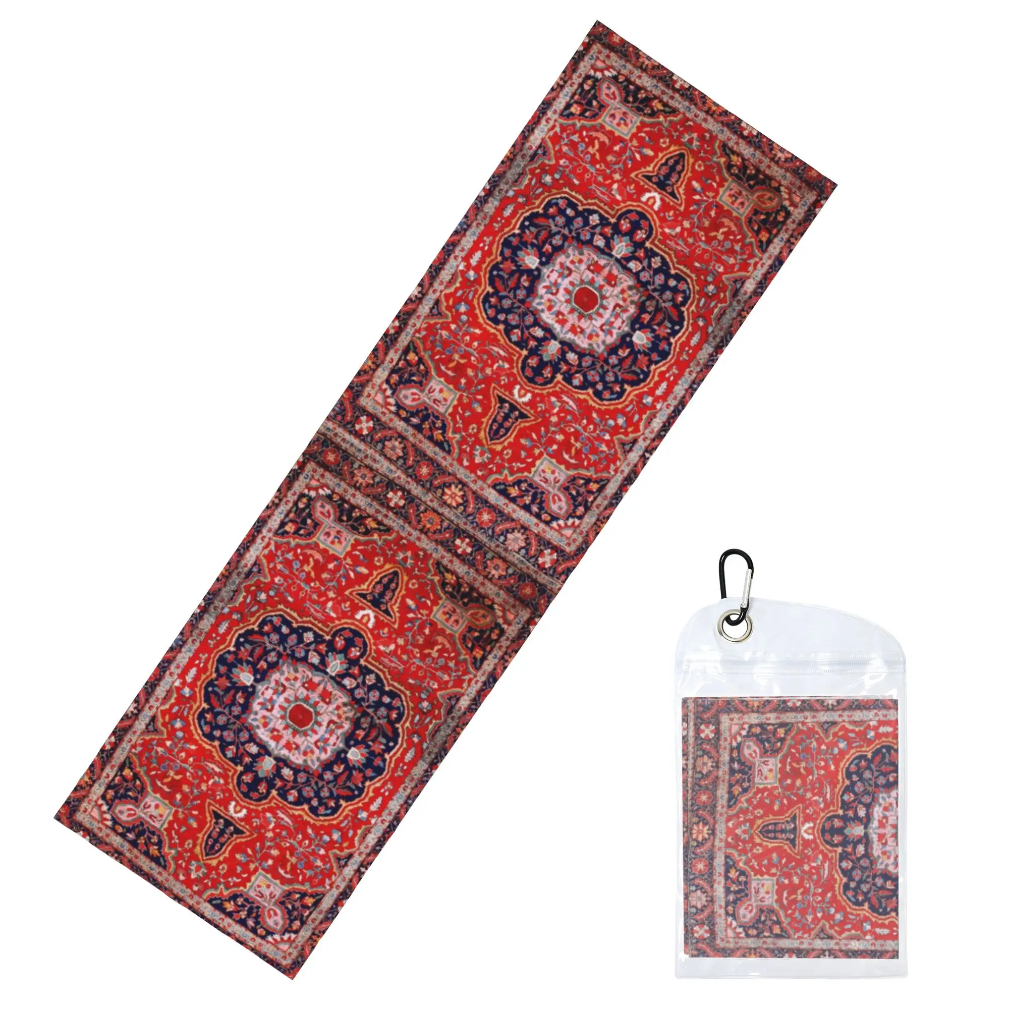Полотенце для фитнеса Farahan Arak West Persian Rug Print: для йоги, бега, путешествий, плавания, кемпинга