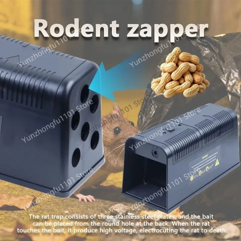 Electric Mouse Traps Rat Killer Mice Rodent Catching Catcher Hige Voltage Animal Pest Control Killing Trap