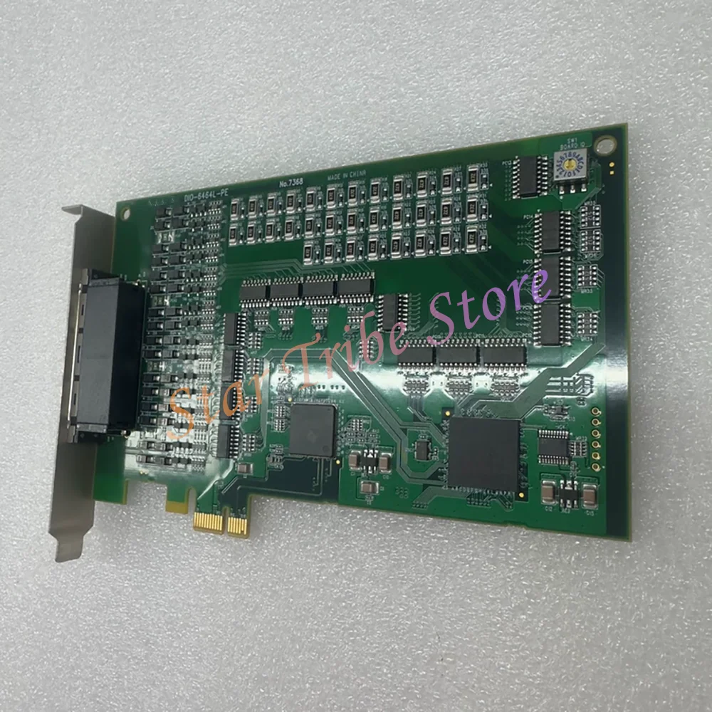 Acquisition Card DIO-6464L-PE Data IO Card PCI-E Interface
