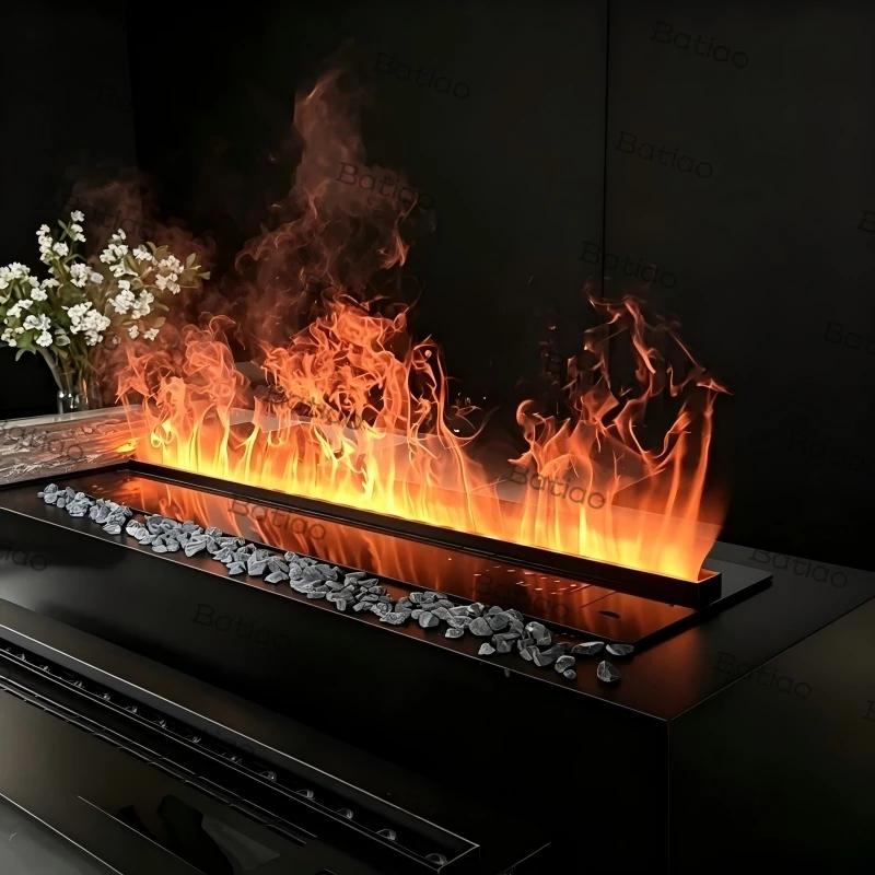 Ultrasonic Water Vapor Fireplace 3D Simulation Flame Electric Fireplace Humidifier chimney interior fireplace led fire effect