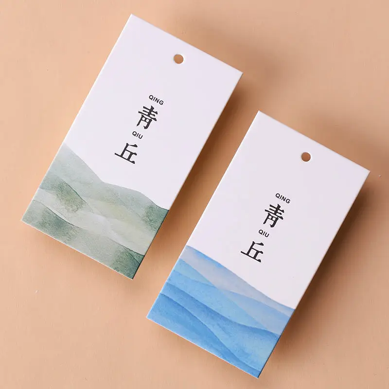 Custom 700gsm Coated Paper Clothing Hangtags Luxury Paper Tags Brand Label Tags Small MOQ Customization Available