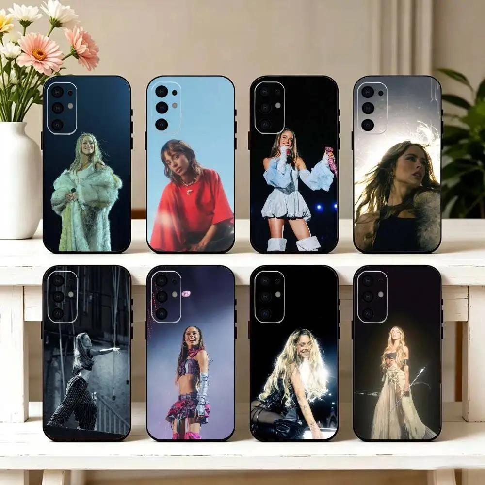 

Tini T-Triple S-Stoessel Phone Case For Samsung S25,S24,S21,S22,S23,S30,Ultra,S20,Plus,Fe,Lite,Note,10,Black Cover