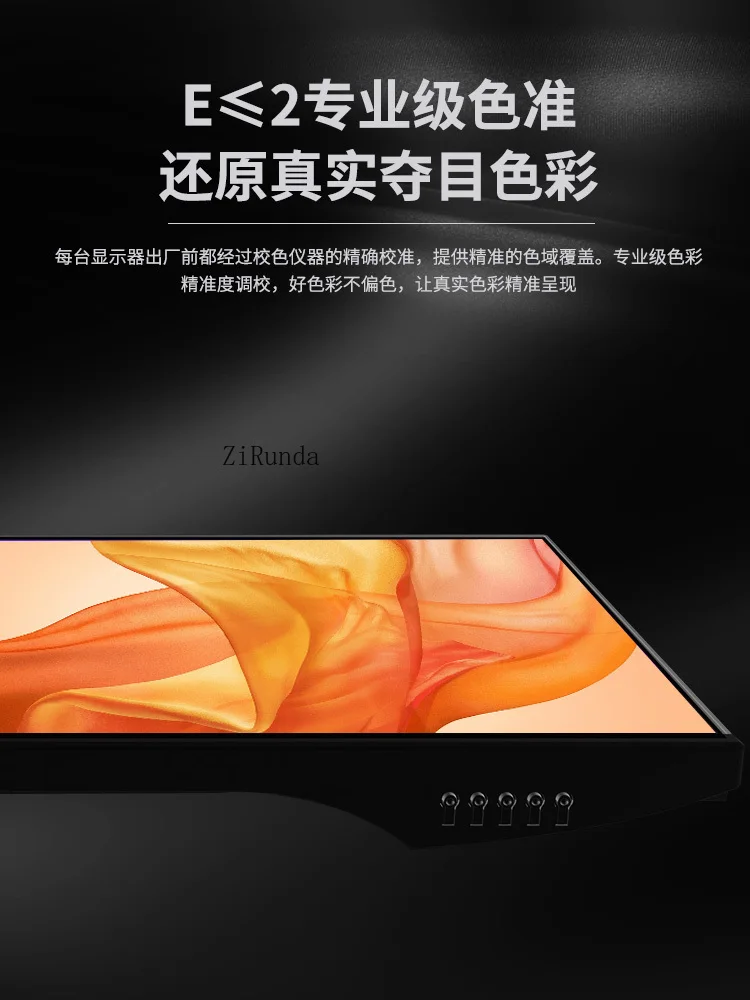 Monitor 4k de 27 polegadas IPS Tela sem fronteiras LCD Tela vertical Tipo-C Rotação Mac externa