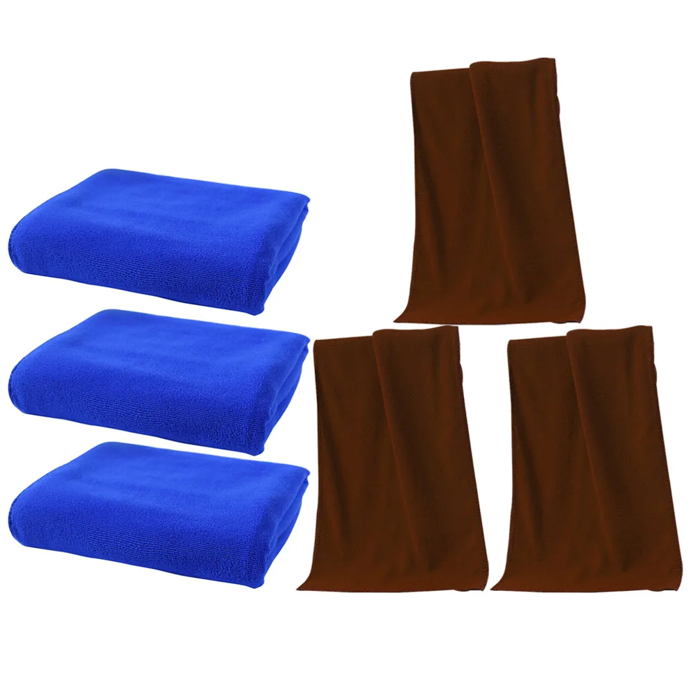 

8 Pcs Cloth Absorbent Towel Microfiber Cleaning Microfibre Towels Car Bulk Washcloths