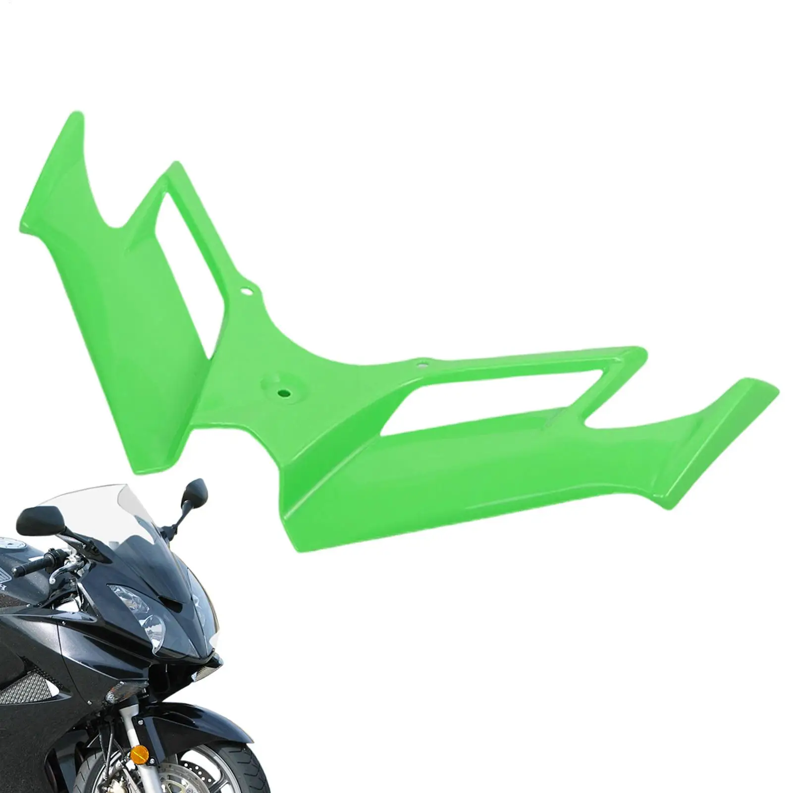 Motorcycle Fairing Wing Motorcycle Aerodynamic Winglets Motorbike Shark Fin Fairing Bird Beak Trim For Modification Protection