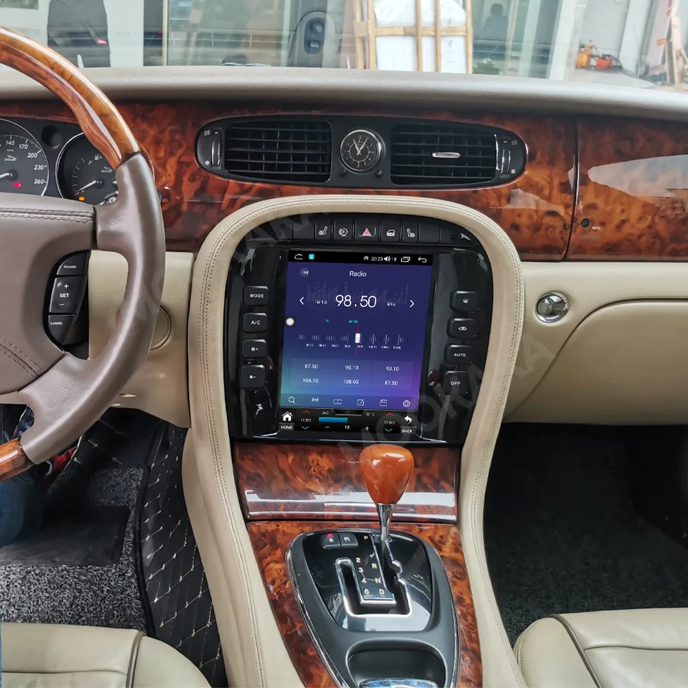 

Автомагнитола Android 14 с мультимедийным плеером для Jaguar XJ 2004-2008, беспроводной CarPlay, GPS-навигация, DSP, 10.4-дюймовый экран