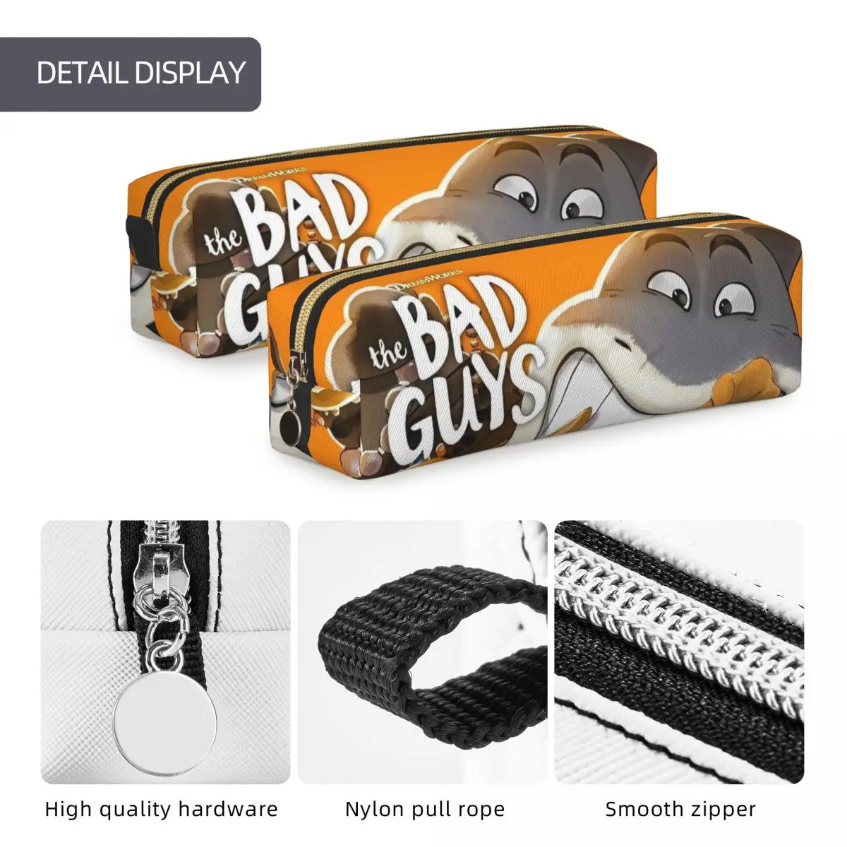 The Bad Guys 2025 فيلم مقلمة كرتونية صندوق رصاص القلم لفتاة صبي سعة كبيرة حقيبة الطلاب الهدايا المدرسية القرطاسية