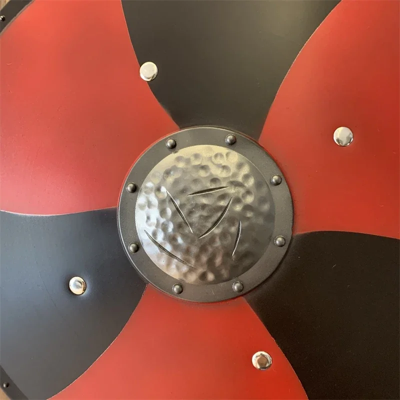 48cm Replika Tarczy Filmowej Rekwizyt Cosplay Wojowników Symulacja Tarcza PU Dekoracja Ścienna Domu Rekwizyt na Imprezę dla Dorosłych