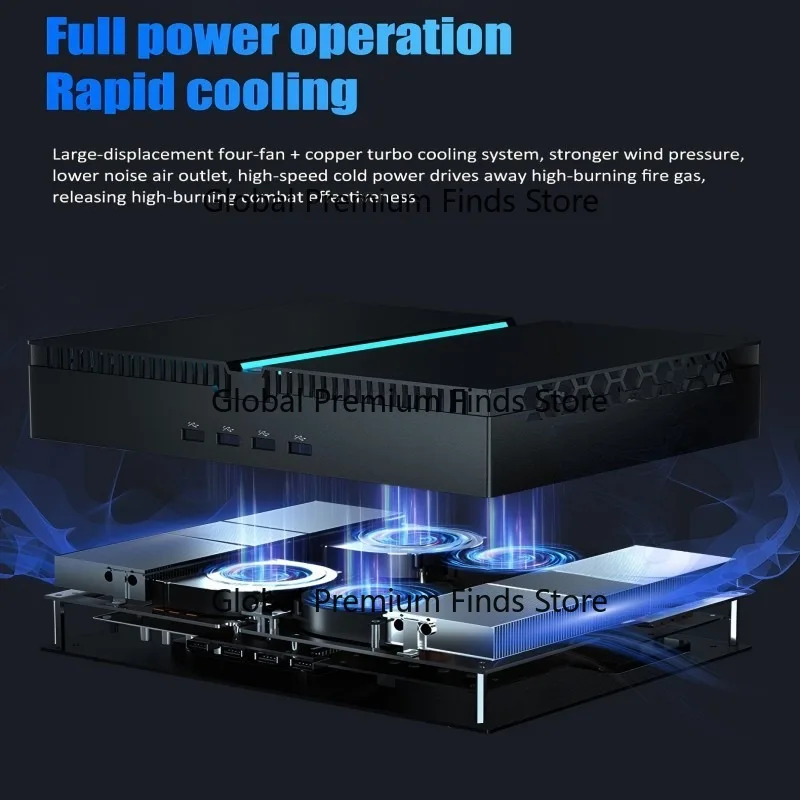 Brand new 13th generation i5 mini desktop computer 13400F with independent graphics card for gaming and business esports