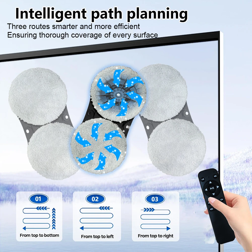 Робот для мытья окон, интеллектуальный робот для мытья оконных очков с дистанционным управлением, электрический магнитный пылесос для окон