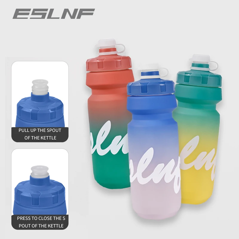 ESLNF MTB Road Bike Water Bottle Outdoor Sports Fitness Portable 650 ML Large Capacity Drink Cycling Water Bottle Bicycle Bottle