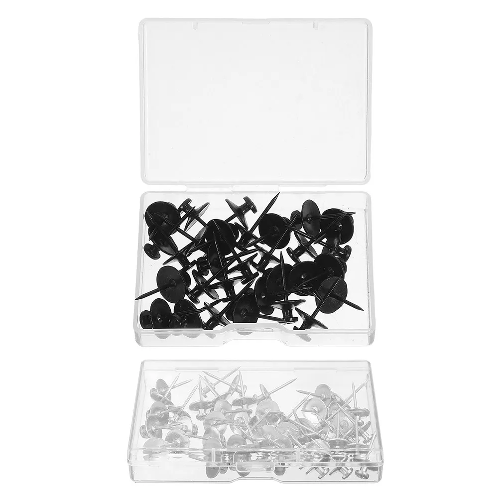 60Pcs Premium Zinc Alloy Picture Hangers Push Pin Style Hooks for Soft Walls Cork Boards Photo Frames Posters Non Damaging