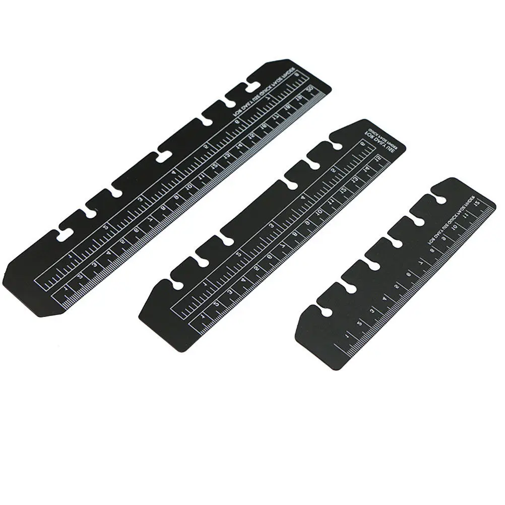 3Pcs PVC Separator Rulers Clear Lightweight Finder for Notebooks Binder Office School A5 A6 A7 Accessories