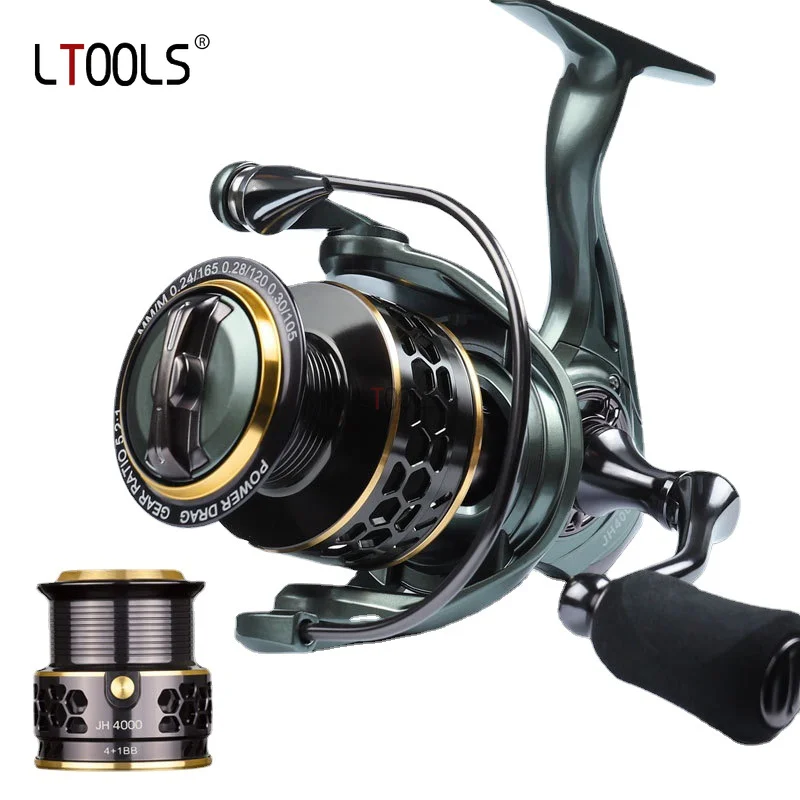 

Sea Fishing Wheel 5.2:1 Gear Ratio Fishing Drum 4+1 Bearing Fishing Wheel Sea Fishing Rod Wheel Fishing Equipment Accessories