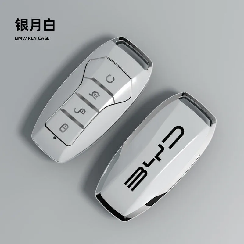 حافظة مفاتيح السيارة عن بعد من البولي يوريثان غطاء كامل لـ BYD Atto 3 Han EV Dolphin متين أغنية ثانية Pro Tang Dm QIn PLUS MAX Yuan Key Protector #4