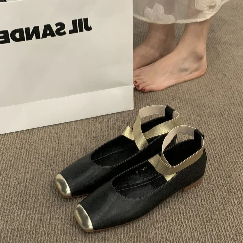 2024 wiosna jesień nowe Retro Marizen buty damskie balet pojedyncze buty pojedyncze pojedyncze eleganckie buty damskie buty damskie