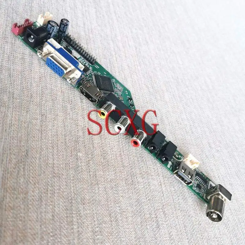Imagem -05 - Placa Controlador de Display Lcd Caber M170e4 M170e5 M170e6 M170e7 17 30 Pinos Lvds 1280*1024 Faça Você Mesmo Kit Vga av Usb Hdmi-compatível com 4ccfl