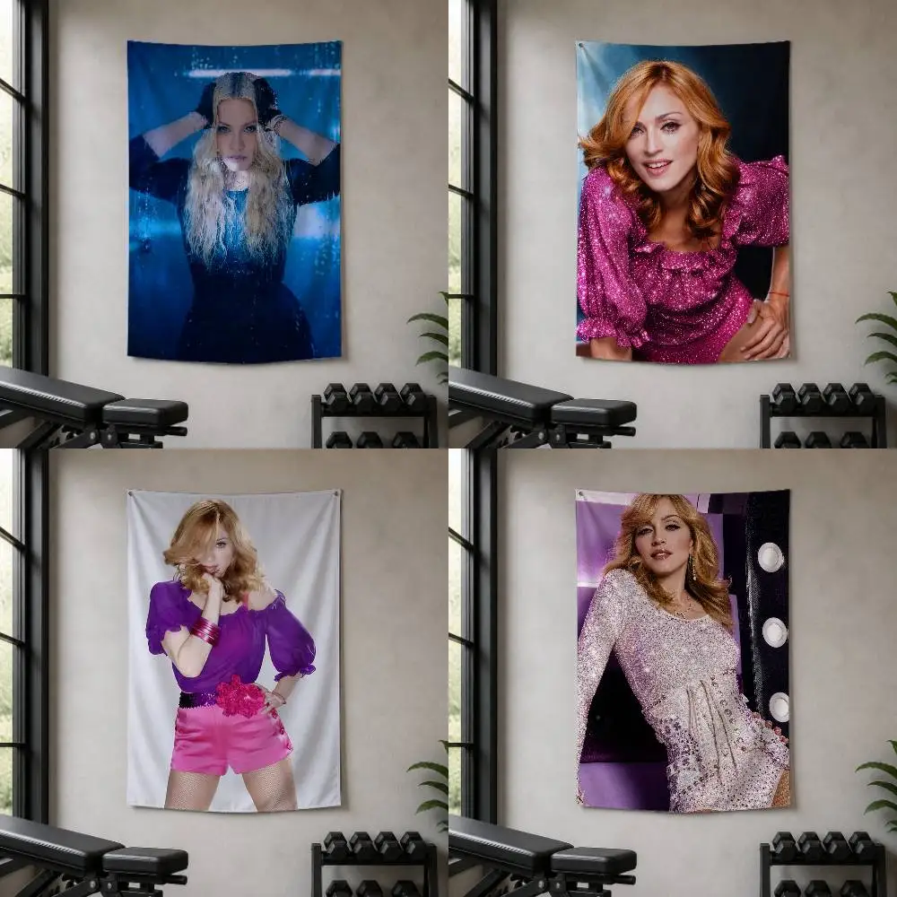 M-Madonna C-Confessions Decorative Art Flag Banner for Picnic Camping Party and Home Decor