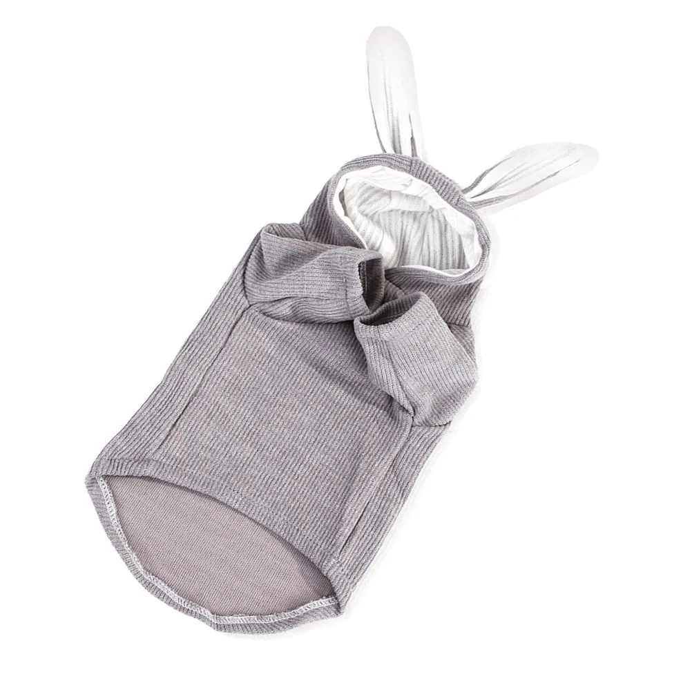

Rabbit Ear Pet Hoodie Dog Clothes Fashion Costume for Autumn Winter Party Photo Taking Pet Apparel Cozy Warm Stylish
