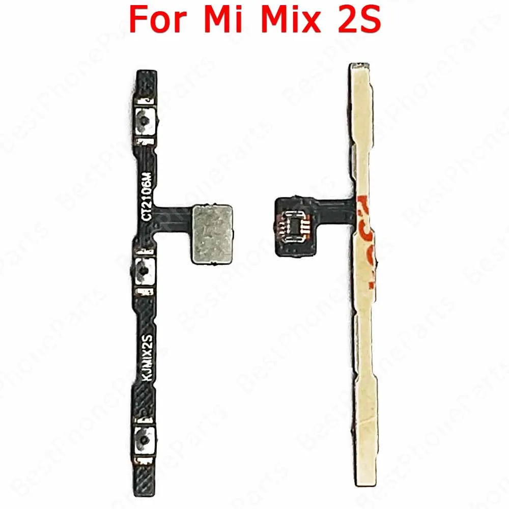 For Xiaomi Mi A1 5X A2 Lite 6X A3 Mix 2 2S Max 3 4 Spare Parts Side Button Volume Switch Power On Off Repair Key Flex Cable