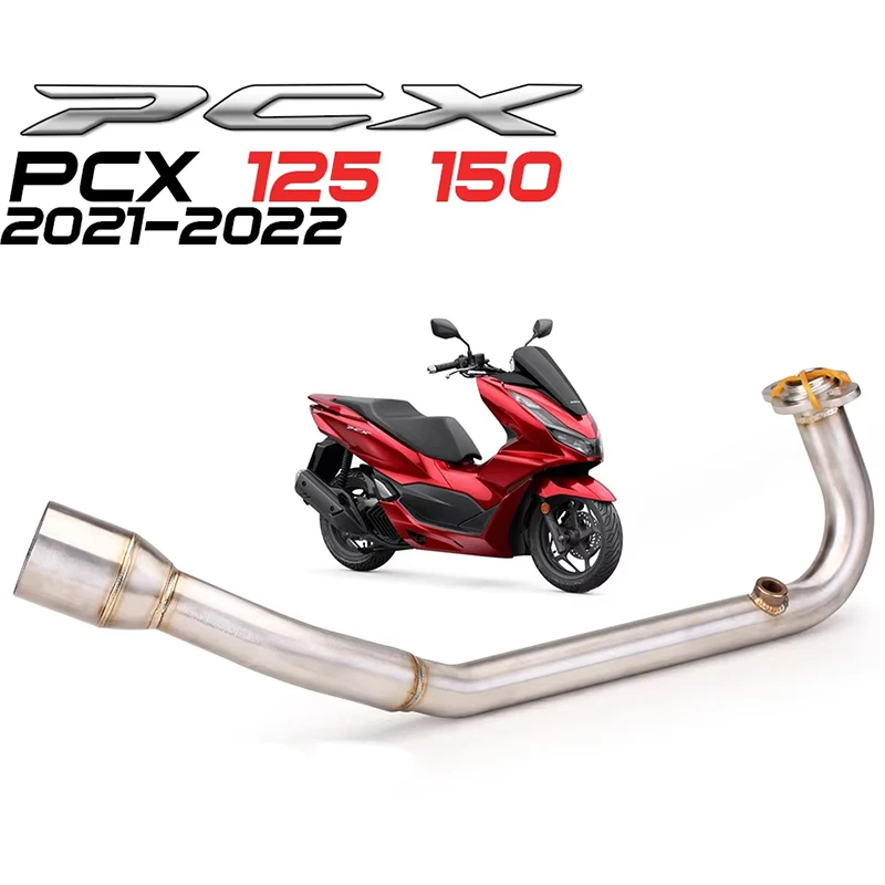 

For PCX125 PCX150 PCX 125 150 2021 - 2022 Motorcycle R11 Exhaust Escape Full System Muffler Front Mid Pipe