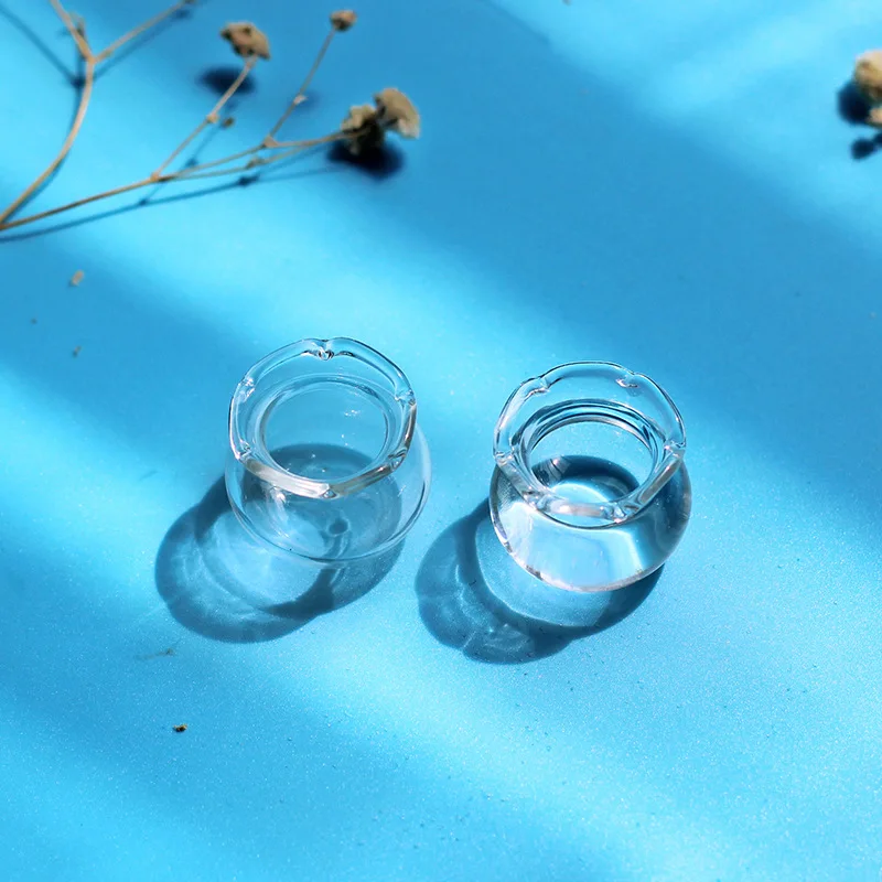 ตู้ปลาจำลองขนาดเล็ก ของเล่นโมเดลฉากจำลอง อุปกรณ์ตกแต่งบ้านตุ๊กตา 1:12 ตู้ปลาทองเปล่า ของตกแต่งบ้านตุ๊กตาสุดสร้างสรรค์