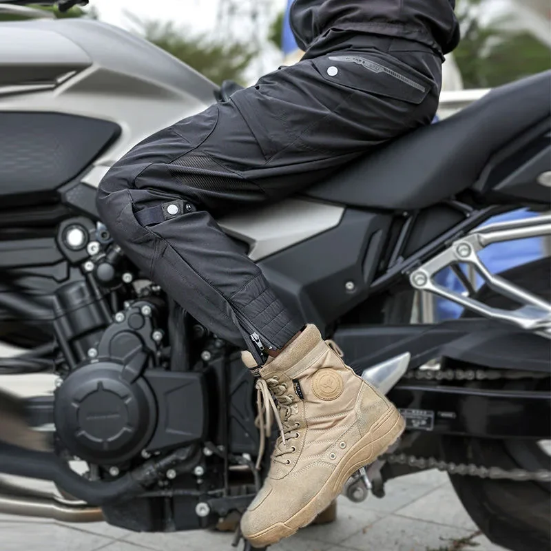 

DUHAN летние мужские мотоциклетные брюки с воздушным потоком, мужские брюки для мотокросса, вентилируемые дышащие водонепроницаемые противообрастающие брюки