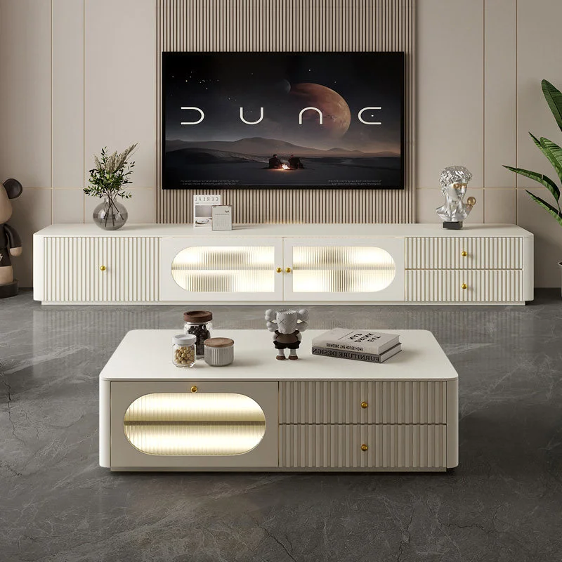 Universal Minimalist Tv Cabinet Decoration Drawers White Apartments Tv Cabinet Entertainment Solid Muebles Para Hogar Furniture